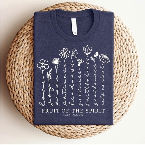 Fruit of The Spirit | Graphic Christian T-Shirt | Faith-Based Apparel - Picture 4 of 5